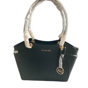 Michael Kors Large Chain Shoulder Tote in Black